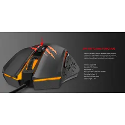 Миша ігрова дротова Havit HV-MS1027 USB black (HV-MS1027 black) - мініатюра 5