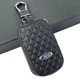 Автомобільна ключниця-чохол для ключів із логотипом Ford ромб, чорний