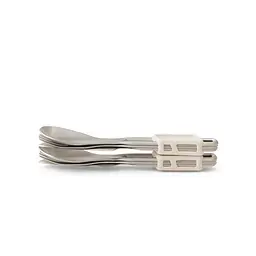 Набір столового приладдя Sea to Summit Detour Stainless Steel Cutlery Set 2P, 6 предметів Сріблястий - мініатюра 2