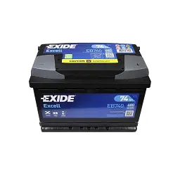 Акумулятор автомобільний EXIDE EXCELL 74A (EB740) - мініатюра 2