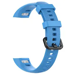 Силіконовий ремінець Primo для фітнес-браслета Huawei Honor Band 4/5 Sky Blue - мініатюра 2