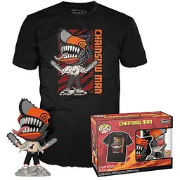 Фігурка Funko Pop Людина-бензопила Денджі з футболкою M Chainsaw Man Denji 10 см FP CM TD M 1804