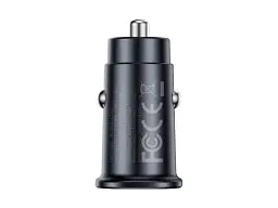 Автомобільний зарядний пристрій BASEUS GoTrip 30 W Black (C00072300123-01) - мініатюра 4