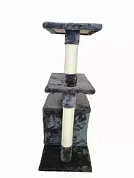 Ігровий комплекс для котів MT03 з кігтеточкою та будиночком - мініатюра 2