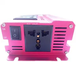 Автомобільний інвертор Inverter Expert Bei Long Power Inverter 019 модифікована синусоїда Red 3 розетки 4 USB з 12V на 220V 3000W (11061) - мініатюра 2