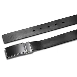 Ремінь чоловічий шкіряний Semi Line Black/Blue (P8234-0 L) - мініатюра 2