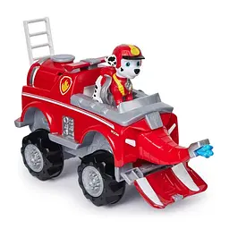 Великий рятувальний автомобіль-трансформер Spin Master PAW Patrol Джунглі Щенячий патруль з водієм Маршал (SM17776/0600) - мініатюра 6