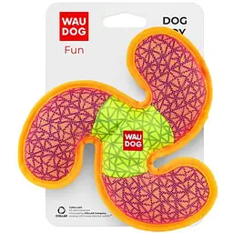 Іграшка для собак Waudog Fun, пропелер, 21х21см, рожевий (62067)