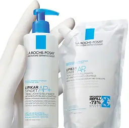 Очищаючий крем-гель для тіла La Roche-Posay Lipikar Syndet AP+ 400 мл - мініатюра 6