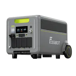 Портативна зарядна станція FOSSiBOT F7200, 7200W/5220Wh LiFePO₄, MPPT 2500W max XT90/120-450V, XT60-12V/10А, 2xDC5521-12V-3A, CarPort-1 2xUSB-A-18W, 2xUSB-C-100W, Wi-Fi, Bluetooth, charge 2.4 h, 609*321*475 мм, 78,6 кг