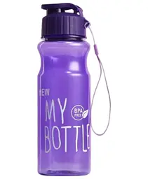 Пляшка для води та напоїв My Bottle 600 мл дорожня пластикова Фіолетова