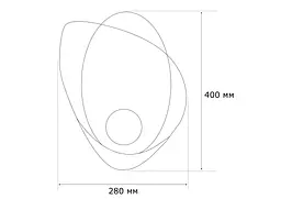 Настінний світильник MJ-Light SHELL 3000K WH 10018 - мініатюра 7