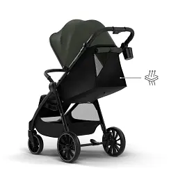 Прогулянкова коляска Kinderkraft Grande 2 Green (KSGRAN02GRE0000) - мініатюра 4