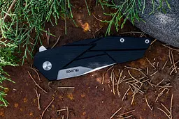 Ніж складаний туристичний Ruike P138-B, (9 см) 14C28N/G10 чорний - мініатюра 10