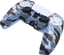 Чохол на геймпад Silicone Case для Sony DualSense Gray Camouflage [76432] - мініатюра 2