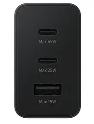 Зарядний пристрій PD Samsung 65W+Type-C кабель Чорний Original - мініатюра 3
