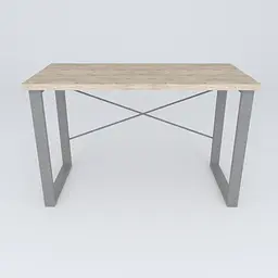 Письмовий стіл Ferrum-decor Драйв 750x1200x600 Сірий метал ДСП Дуб Сан-Марино 32 мм (FRD-103325) - мініатюра 10