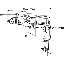 Дриль Makita DP4011 720 Вт - мініатюра 3
