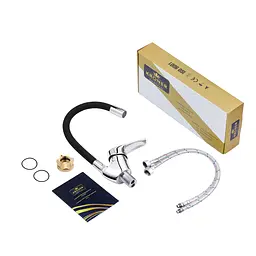Змішувач для кухні Kroner KRM Odra - C032BLK CV021167 Чорний матовий - мініатюра 7