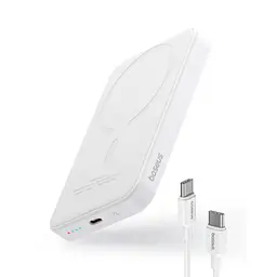 Павербанк Baseus Magnetic Mini White 5 000 mAh / 20 Вт (P10022107223-00) - мініатюра 3