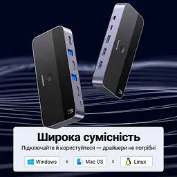 HDMI KVM-перемикач UGREEN CM664 для 2 ПК зі спільним монітором і USB-периферією 4K 60 Гц (15707) - мініатюра 8