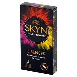 Набір презервативів Unimil Skyn 5 Senses безлатексних 5 шт. - мініатюра 2