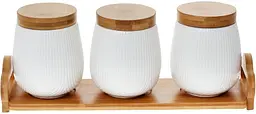 Набір банок Nouvelle Home Violal 3 банки Bona 36х10х14 см kuh0008068