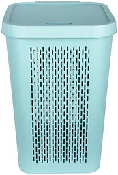 Кошик для білизни Qutu Q-Basket, з кришкою, 66 л, зелений (Q-BASKET с/к GREEN 66л) - мініатюра 2