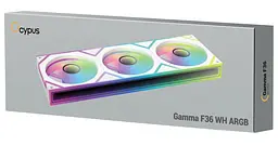 Вентилятор Ocypus Gamma F36 ARGB 360мм Reverse Blade White (GAMMA-F36-WH3AM00X-GL) - мініатюра 8