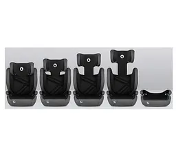 Автокрісло Lionelo Hugo I-Size Black Grey, 15-36 кг, сіре (LO-HUGO I-SIZE BLACK GREY) - мініатюра 7