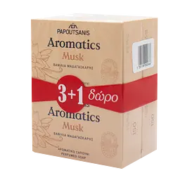 Тверде мило Aromatics Білий Мускус, 400 г (4 шт. по 100 г) (ABSMB400) - мініатюра 2