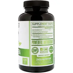 Екстракт зеленого чаю Zhou Nutrition Green Tea Extract 120 капсул - мініатюра 2