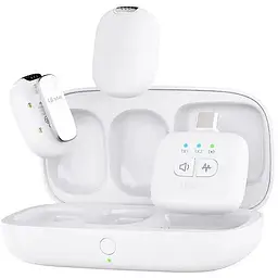 Мікрофонна система бездротова Ulanzi Vijim A30 Tiny Microphone білий (A013GBW1 A30)
