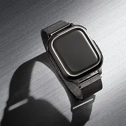 Чохол-ремінець Spigen Metal Fit Pro для Apple Watch 44/45mm Graphite (ACS04585) - мініатюра 19