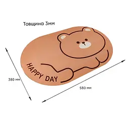 Вологопоглинаючий килимок Sticker Wall 380х580х3мм D SW-00002556 - мініатюра 3