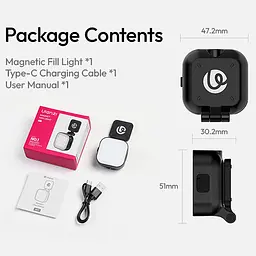 Накамерне світло Ulanzi IN07 Magnet для Insta360 Go Ultra (L294) [168630] - мініатюра 7