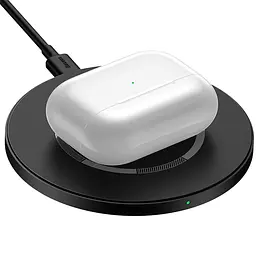 Бездротовий зарядний пристрій Baseus Simple Magnetic 15W WXJK-E01 Black - мініатюра 6