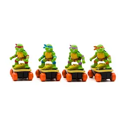 Игровой набор Funrise TMNT Ракушки-ниндзя классические Скейтбордист с лаунчером Леонардо (71040) - миниатюра 2