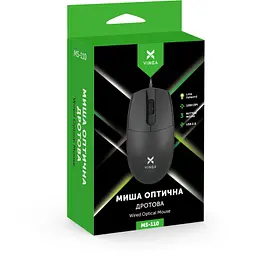 Мишка Vinga (MS-110 Black) - мініатюра 4