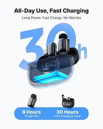 Петличний мікрофон BOYA Mini-20 Type-C 1RX 1TX Зарядний кейс - мініатюра 4