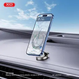 Автотримач XO C158 magsafe Magnetic 360° Rotating Magnetic Cell Phone Holder чорний - мініатюра 2
