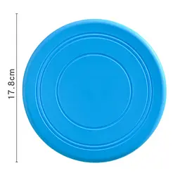 Силіконова літаюча тарілка-фризбі для собак Soft Silicone Dog Flying Disc, 1 шт.
