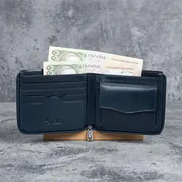 Чоловіче портмоне Tony Perotti Натуральна шкіра Italico 3645 blu (90056) Синє - мініатюра 2