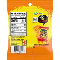 Жувальні цукерки Sour Patch Kids персик 102 г - мініатюра 2