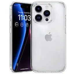 TPU чохол Epic Transparent 1,5mm для Apple iPhone 14 Pro (6.1) Безбарвний (прозорий)