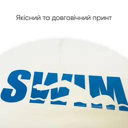Доросла Шапочка для плавання Renvo Selva Swim Уні Білий Синій OSFM (2SC500-0304) - мініатюра 5