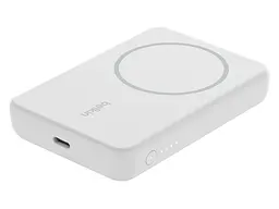 Зовнішній акумулятор (павербанк) Belkin 5000mAh 15W MagSafe Qi2 White (BPD004BTWT) - мініатюра 3