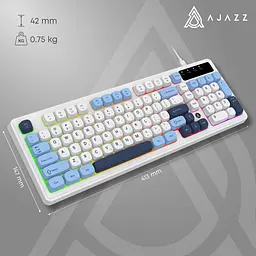Клавіатура Ajazz AF98 White USB-C (AF98-GB) - мініатюра 14
