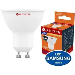 Лампочка Electrum MR-16 ELECTRUM 5W GU10 3000K (A-LR-0070) - мініатюра 3