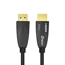 Кабель оптичний HDMI 2.0 30m Dtech HF2030 (74-00107) - мініатюра 2